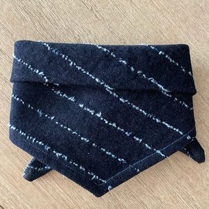 PET Bandana! Dog + Cat Small Blue Denim Bandana